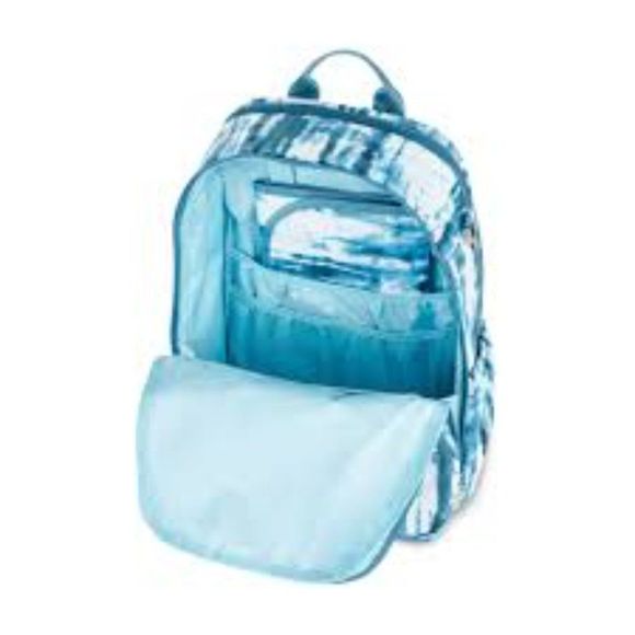 NEW Jujube Zealous Backpack Diaper Bag Simply Shibori Blue  NWT